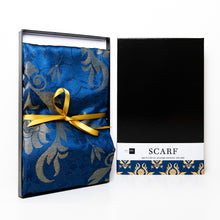 Cargar imagen en el visor de la galería, Woven silk scarf in gift box - Van Eyck 70x200cm