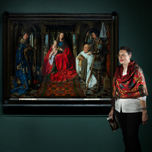 Sjaal viscose - Van Eyck 70x200cm