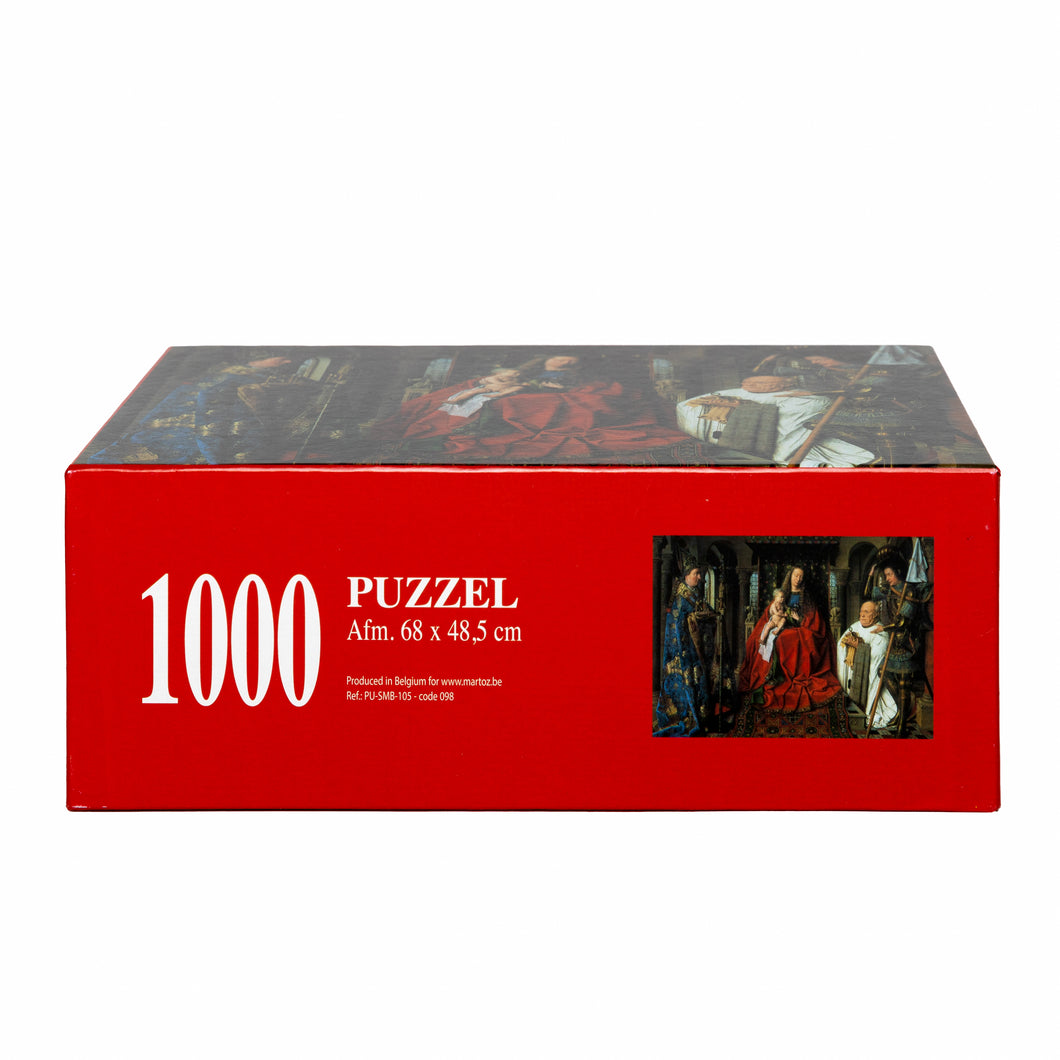 Puzzel - Van Eyck - Madonna met Kanunnik van der Paele 1000 stuks