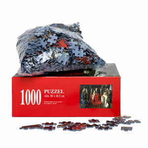 Puzzel - Van Eyck - Madonna met Kanunnik van der Paele 1000 stuks