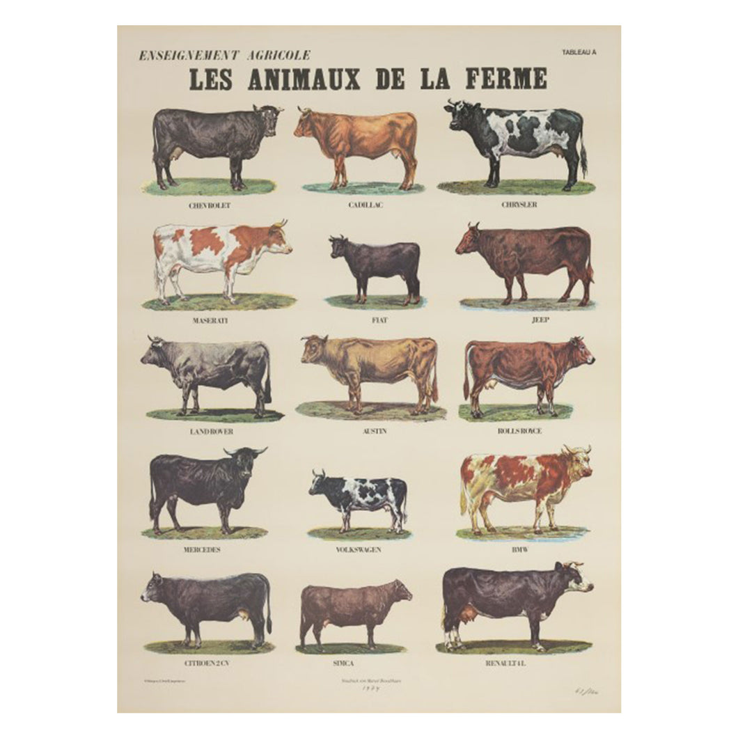 Mini poster The Farm Animals